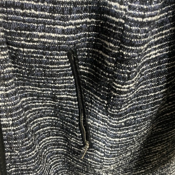 JM Collection Blazer Women's Marled Knit Grey Stripe Work Office Modern Size 2X - Picture 4 of 9